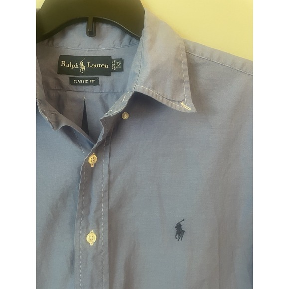 Lauren Ralph Lauren Other - Ralph Lauren Denim Look Long Sleeve Button Down Classic Fit Mens 16 1/2 32/33